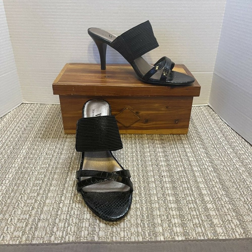 Womens Worthington Size 9 black 3” heels‎